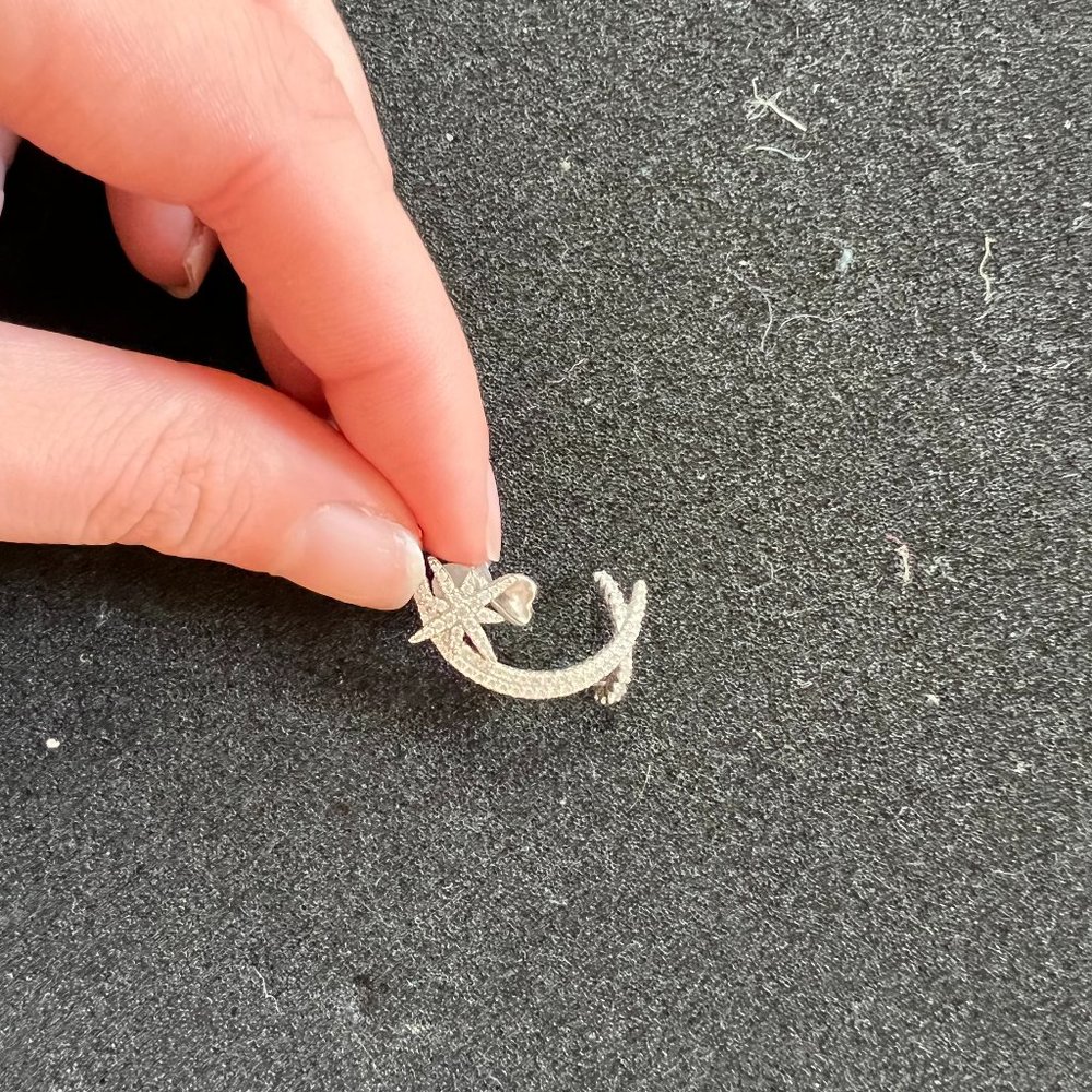 Hook Earring in Silver